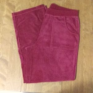 Sag Harbor Velour/Velvet Sweatpants